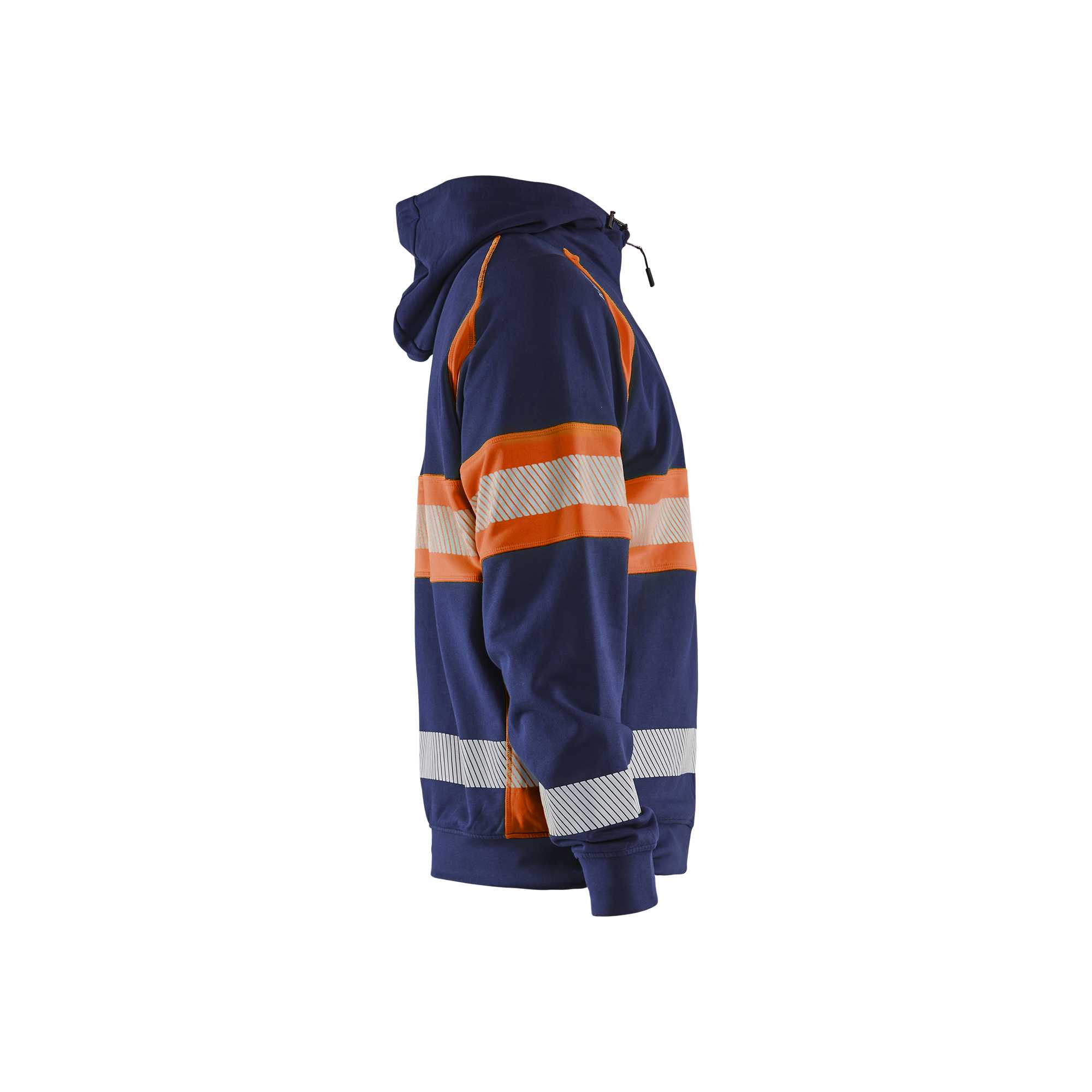 BLAKLADER 35521158 Hi Vis Hoodie Hi Vis Reflective Hoodie Work Sweatshirt MEN - 100% Cotton